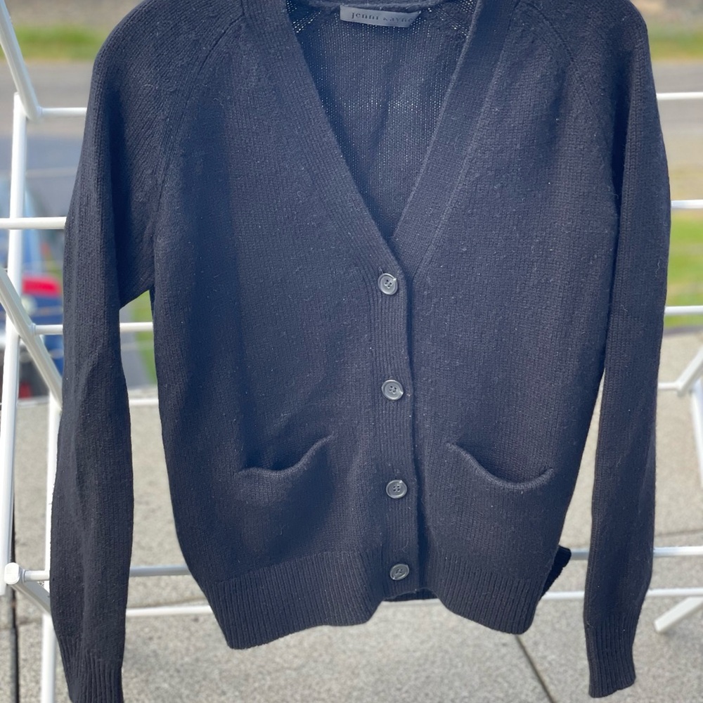 Jenni Kayne Cashmere Black Cardigan